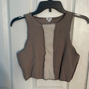 Color block tank top